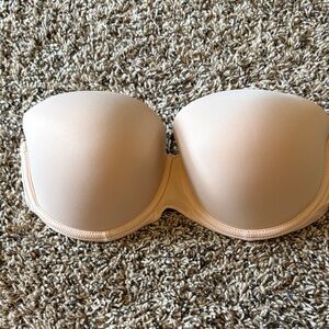 PINK Victoria's Secret Strapless Bra - Beige